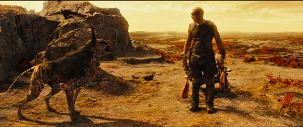 Riddick et son animal apprivoisé