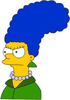 Marge faché