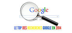 Les tops 10 des recherches sur Google en 2014