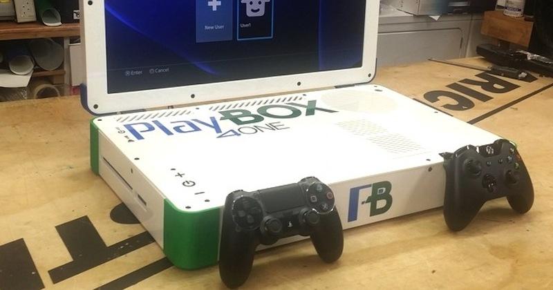 Raffinaderi samtidig Bryggeri Playbox : la console qui fusionne la PlayStation 4 et la Xbox One