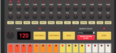 HTML5 Drum Machine : une boite à rythme au look rétro 