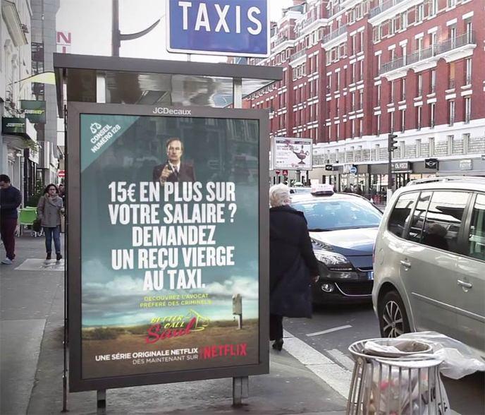 better call saul campagne virale paris 6