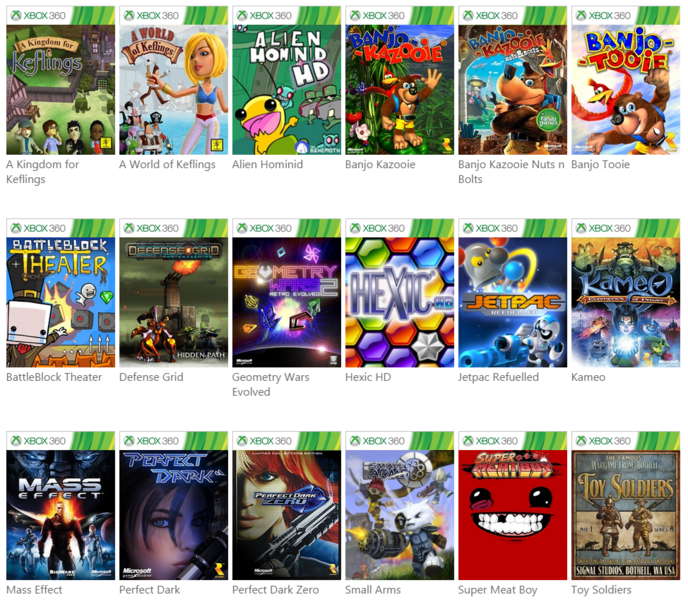 Les jeux Xbox 360 cultes qu'on veut voir sur Xbox One !