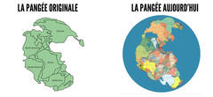 Voilà à quoi ressemble la Pangée avec les frontières politiques actuelles
