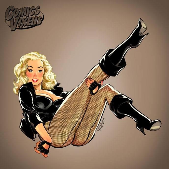 super heroines pin-up 10