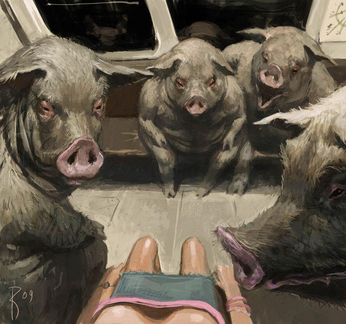 Porcs du métro