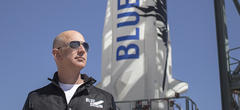 Premier test réussi pour Blue Origin, la fusée réutilisable