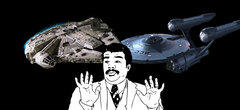 L'USS Enterprise surpasse le Faucon Millenium selon Neil deGrasse Tyson