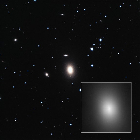Photo du trou noir dans la galaxie NCG 1600