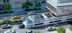 Le gigantesque bus anti embouteillage testé en Chine ! 