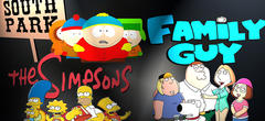 La comparaison impossible (et subjective) : les séries animées (American Dad, Simpsons, South Park, Futurama, Les Griffin)