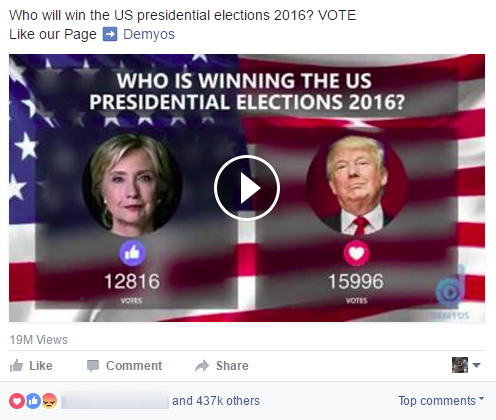 Facebook votes 