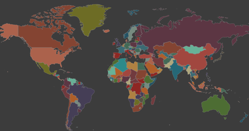 Carte du monde interactive parlante