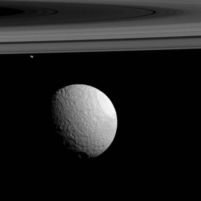 Lunes Tethys et Janus