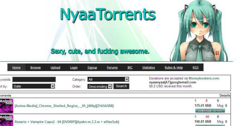 Nyaa Torrent, le site de torrent spécial manga est down !