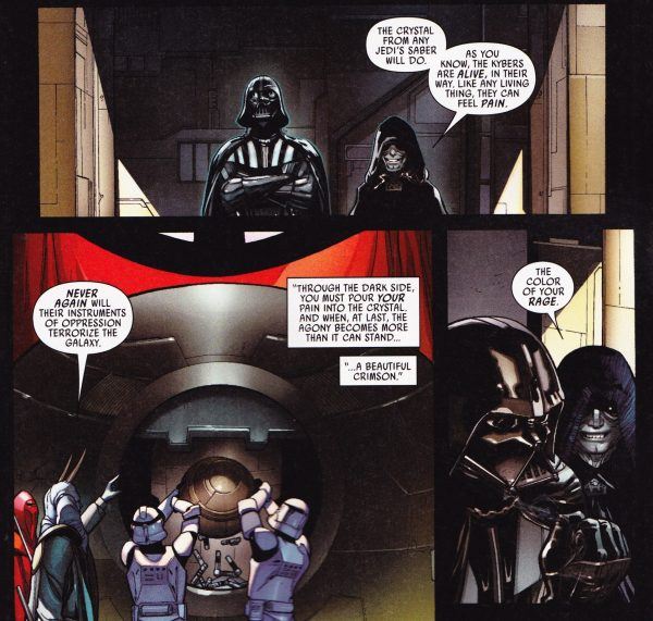 Darth Vader #1 explications Sabres