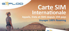 Explod : une carte SIM internationale à prix discount pour vos voyages à l'étranger