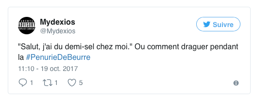 top tweet penurie beurre 10