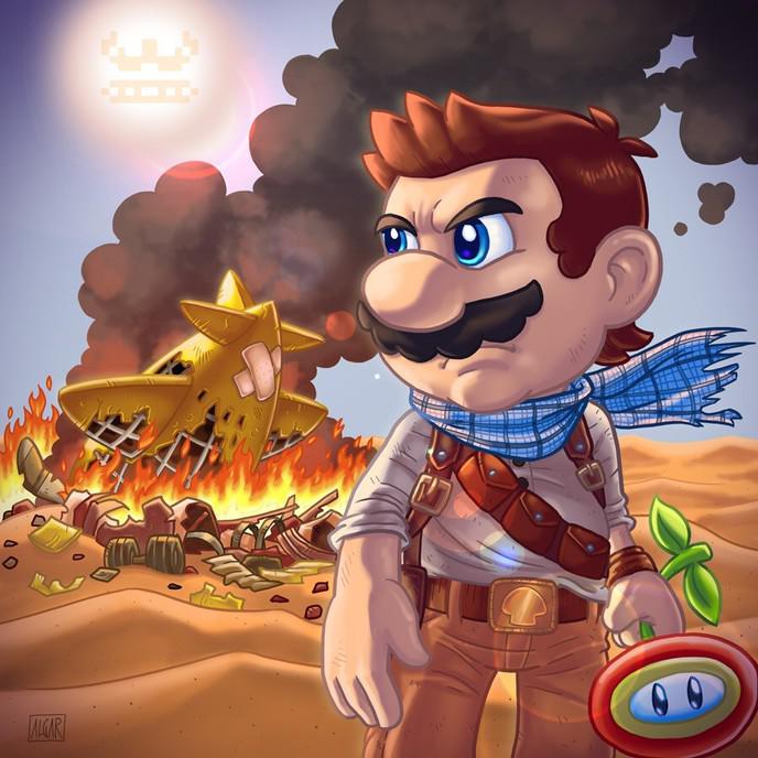 fan art wtf Mario 8