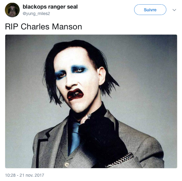 tweet Marilyn Manson charles Manson 4