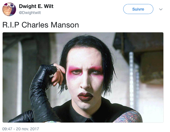 tweet Marilyn Manson charles Manson 1