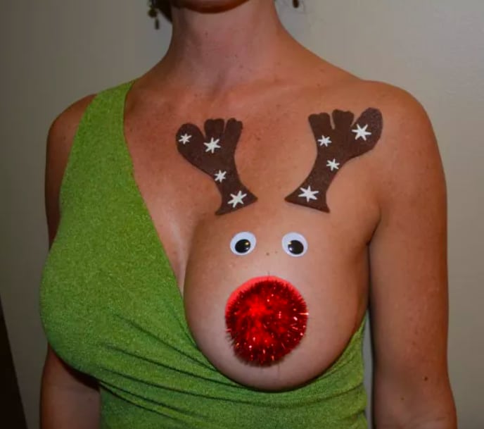christmas boobs 10