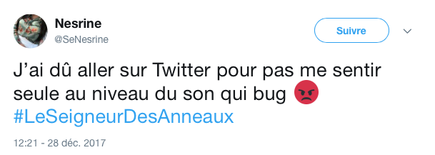 top tweet seigneur anneaux sans son 14
