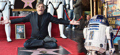 Mark Hamill a reçu son étoile sur Hollywood Boulevard en présence de George Lucas, Harrison Ford et R2-D2 ! (photos)