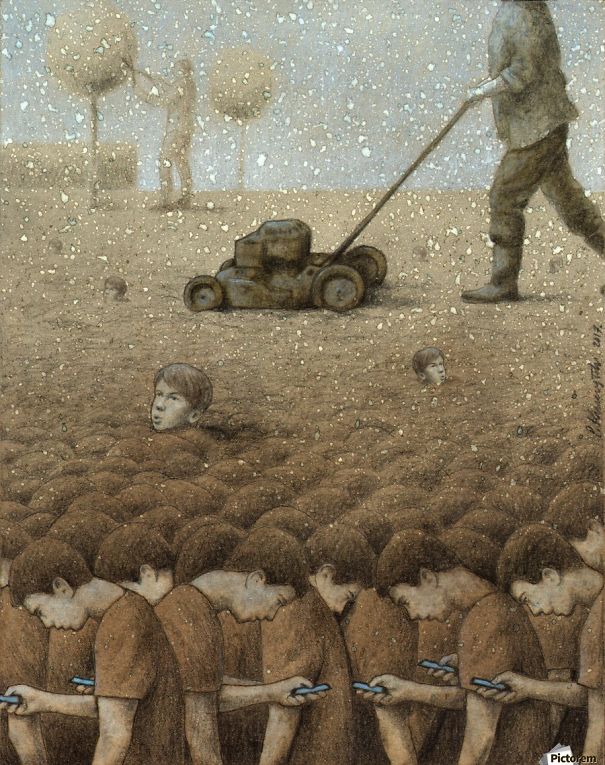 illustration satirique Pawel Kuczynski 30