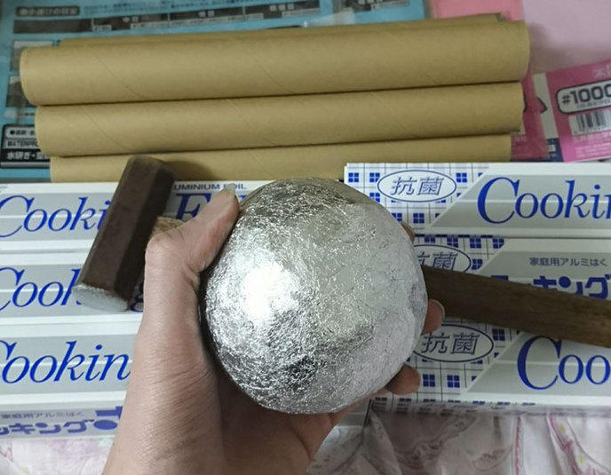 boules aluminium polies parfaites japon