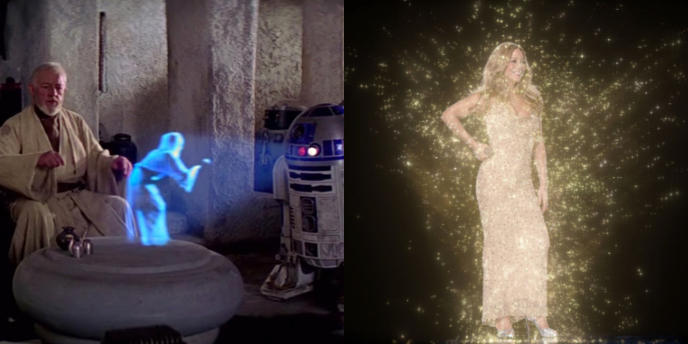 Star Wars hologramme