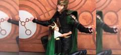 Quand une petite fille déguisée en Loki rencontre Loki à Disneyland !