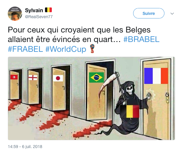 top tweets France Belgique 2018 18