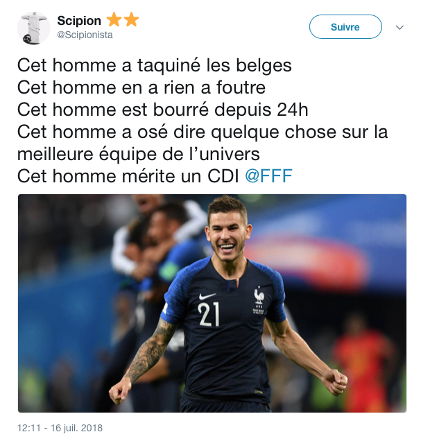 top tweets equipe de France champion du monde 30