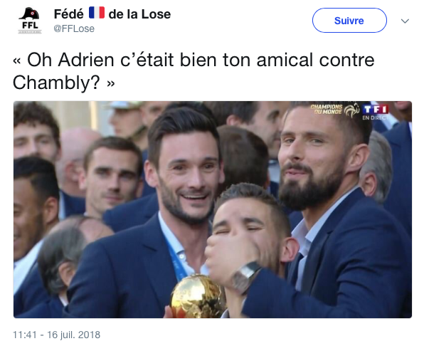 top tweets equipe de France champion du monde 27