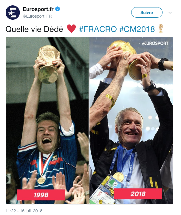 top tweets equipe de France champion du monde 14