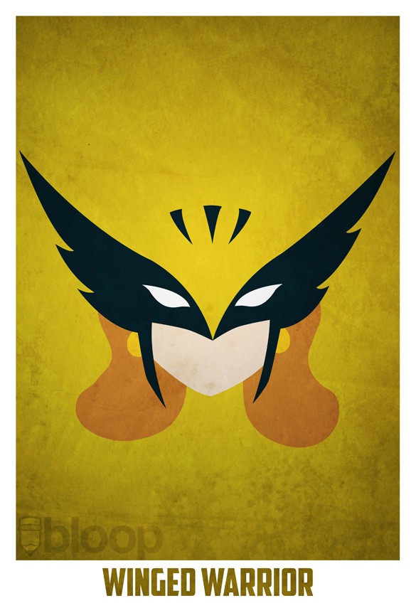 30-posters-minimalistes-super-heros