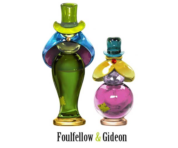 Flacon parfum villains Disney