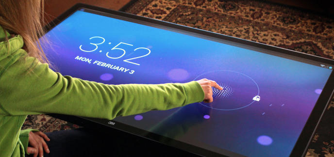 Une table basse tactile sous Android bientôt disponible
