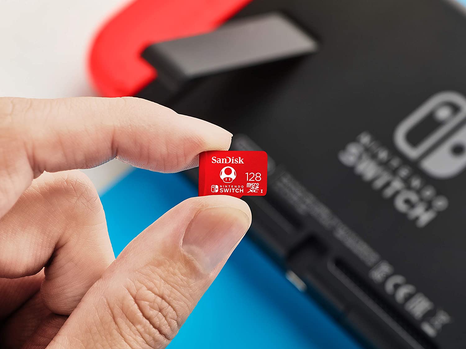 Moitié prix pour la carte mémoire microSD officielle Nintendo Switch