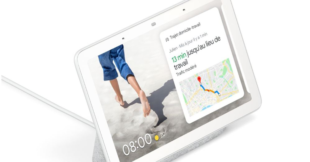 Google Home Hub, une enceinte connectée avec écran - Abondance