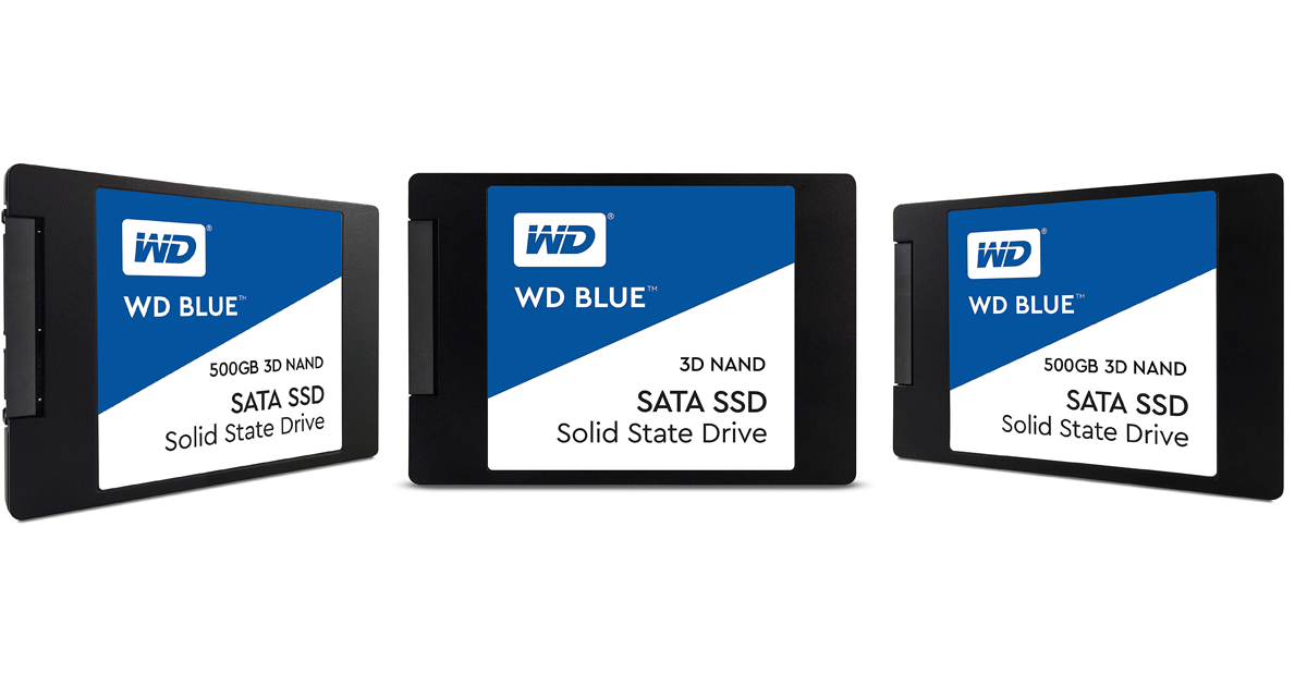 Plus de stockage grâce à cette promo sur le disque dur SSD Western Digital  WD Blue de 500Go