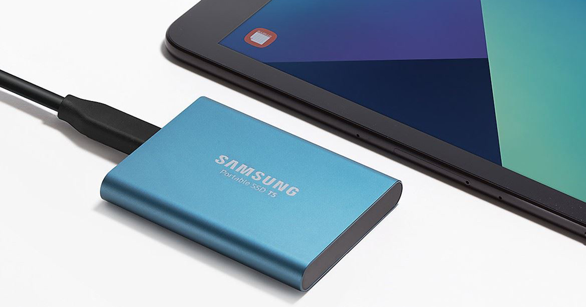 Samsung : -60% sur le SSD externe T5 1 To chez  - Le Parisien