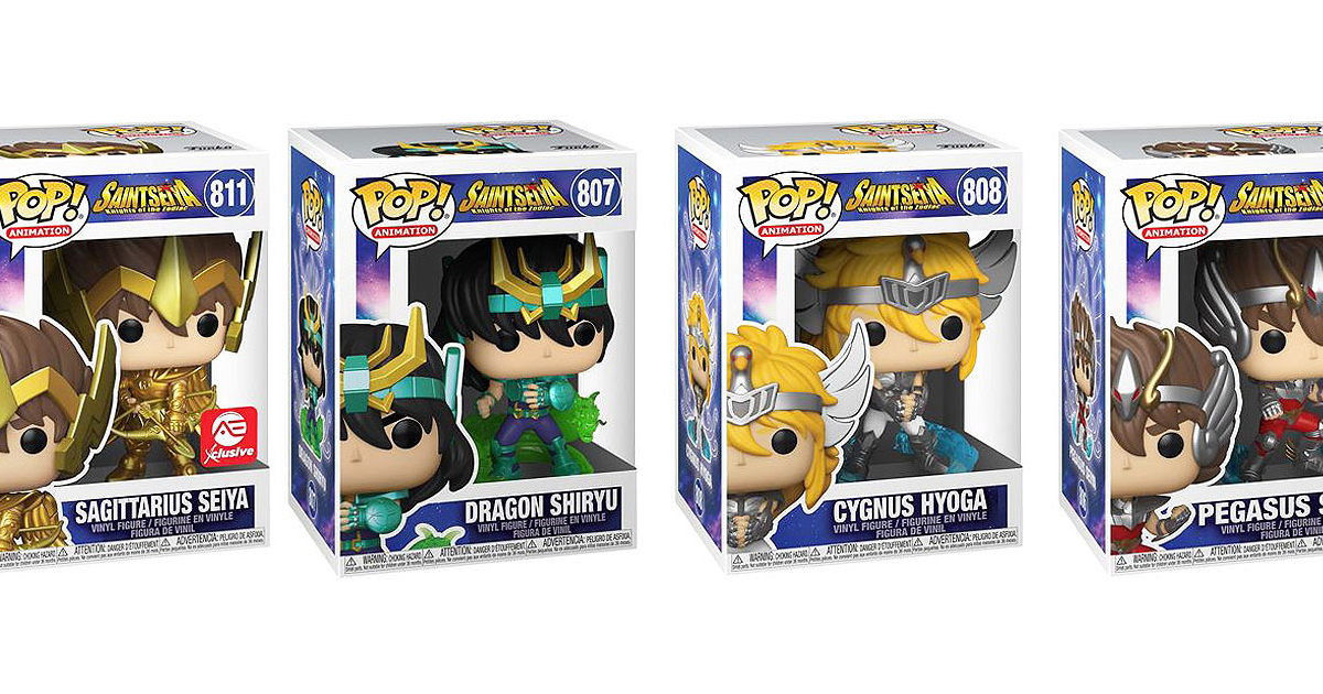 Précommandez les figurines Funko Pop Saint Seiya / Les Chevaliers du  Zodiaque, 2 achetées la 3e offerte