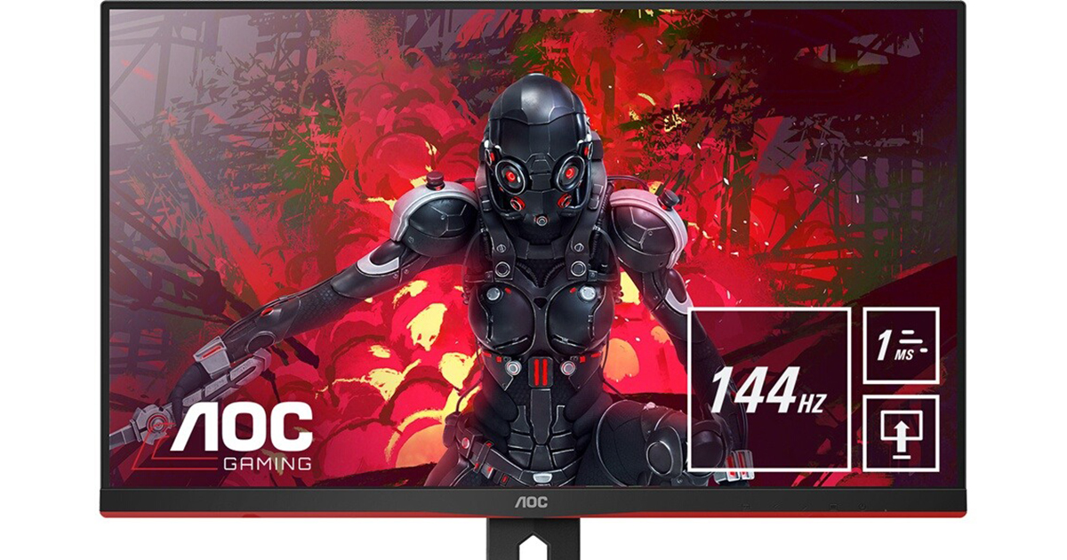 Ce super écran gaming AOC de 24 pouces avec un taux de 144 Hz et une  latence de 1ms est à un bon prix