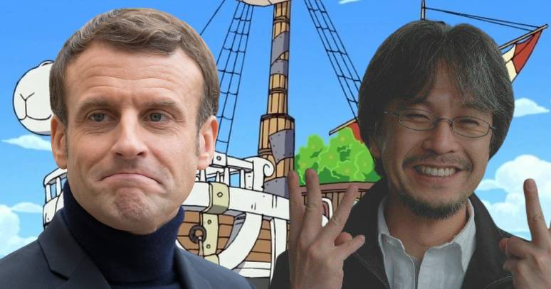 This Meeting Between Emmanuel Macron And Eiichiro Oda Divides Fans Of The Manga The Courier