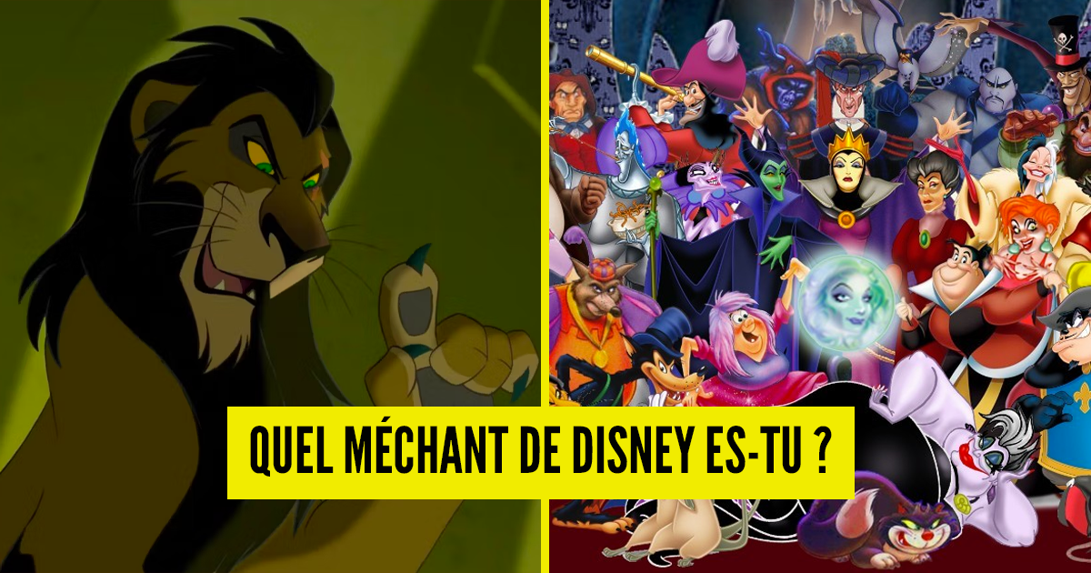 Test de personnalité Disney : quel méchant de film d