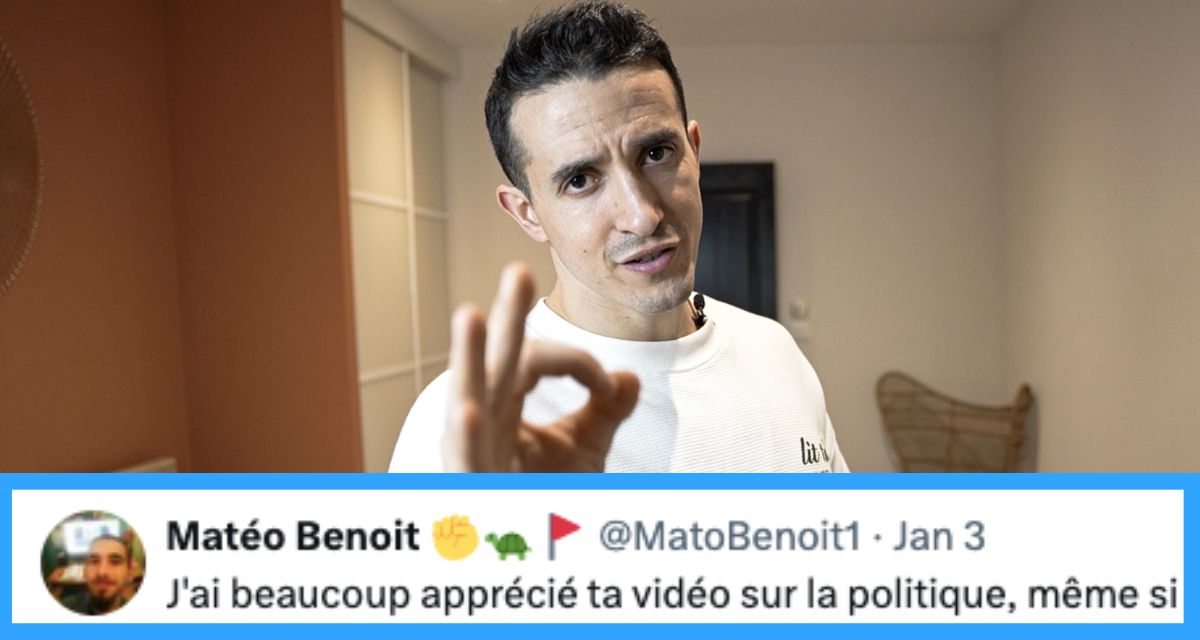 Tibo Inshape révèle ses opinions politiques en vidéo, les twittos se déchainent