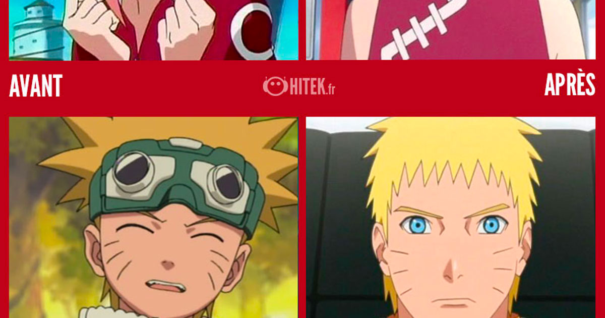 Avant Apres Naruto L Evolution De 25 Personnages De Naruto A Boruto