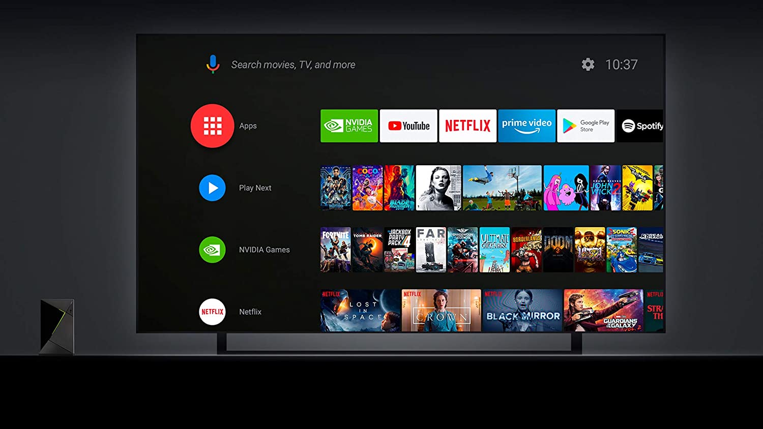 Заставки android tv